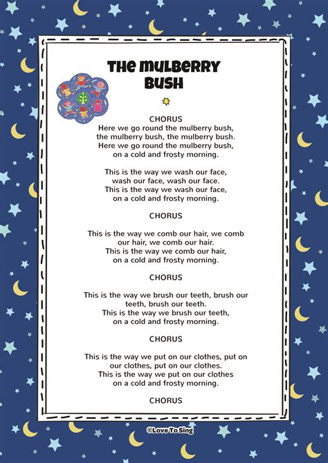 all around the mulberry bush lyrics